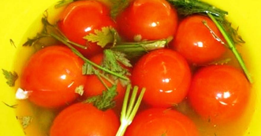 Рецепт маринованных помидорчиков