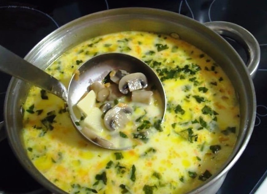 Самый вкусный грибной сливочный суп. Пошаговый рецепт