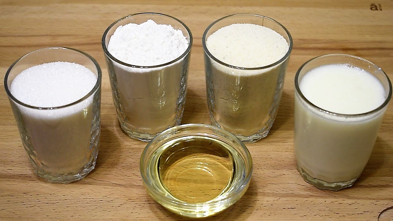 Стакан кефира стакан сахара стакан муки