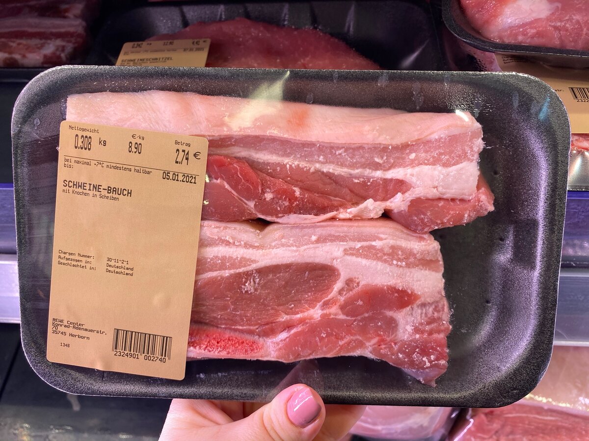 Сколько стоит говядина свинина