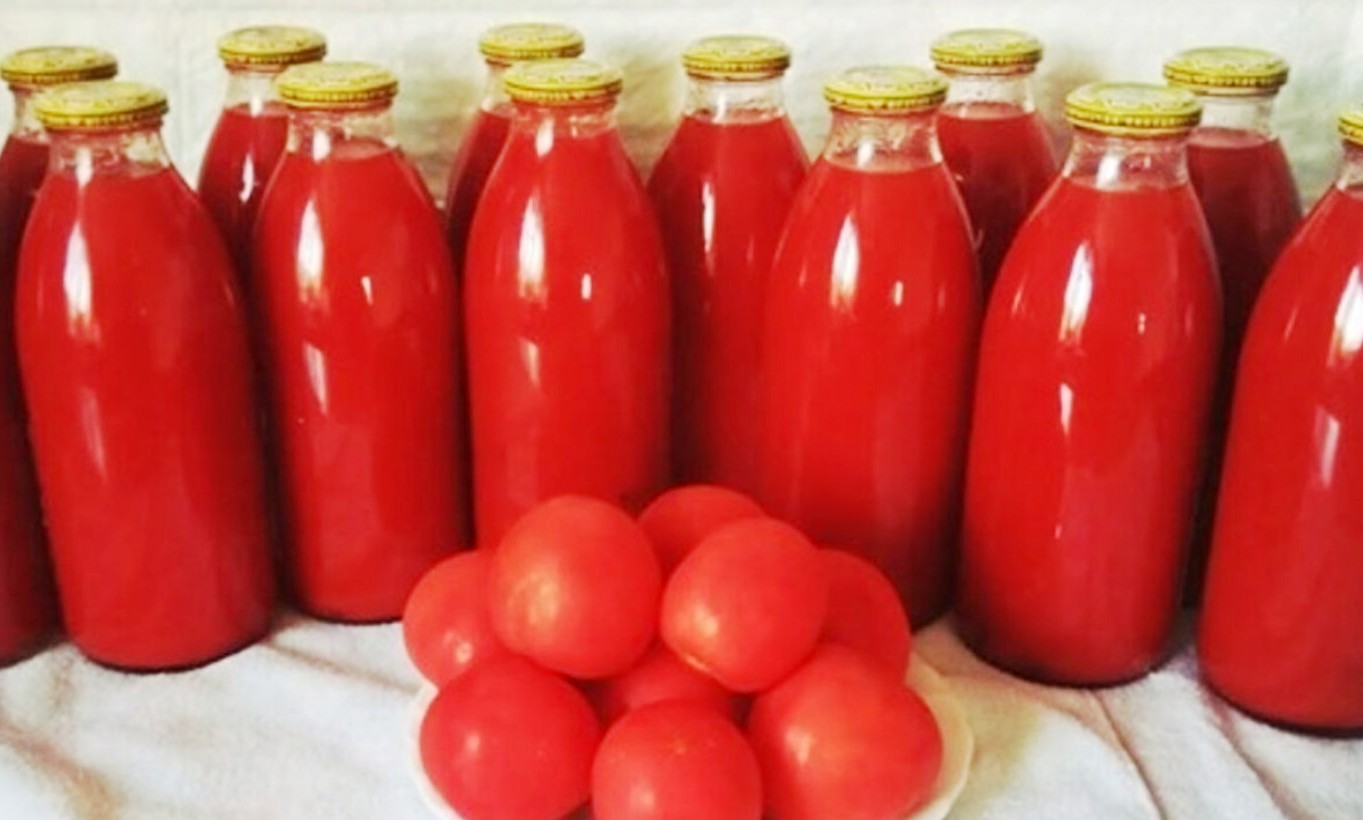 Томатный сок из томатной пасты