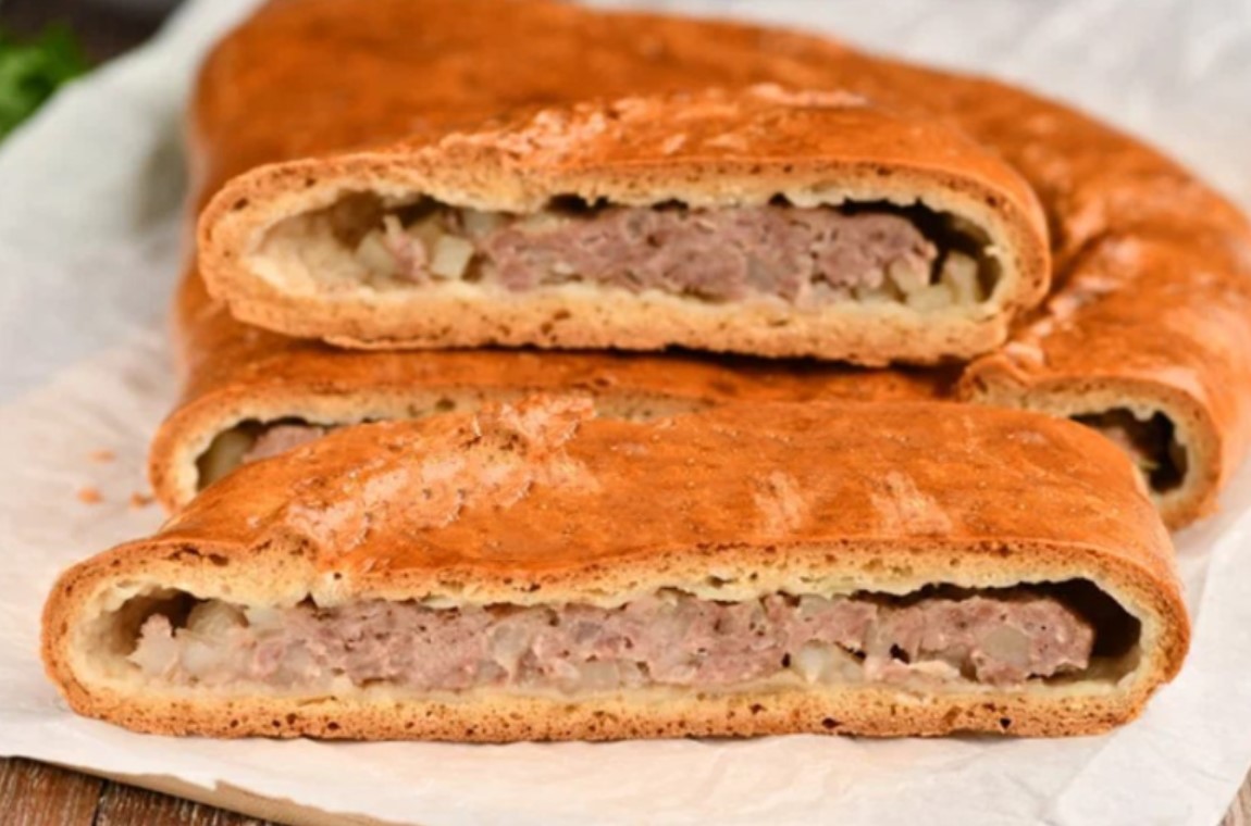 Быстрый Пирог С Мясом С Фото