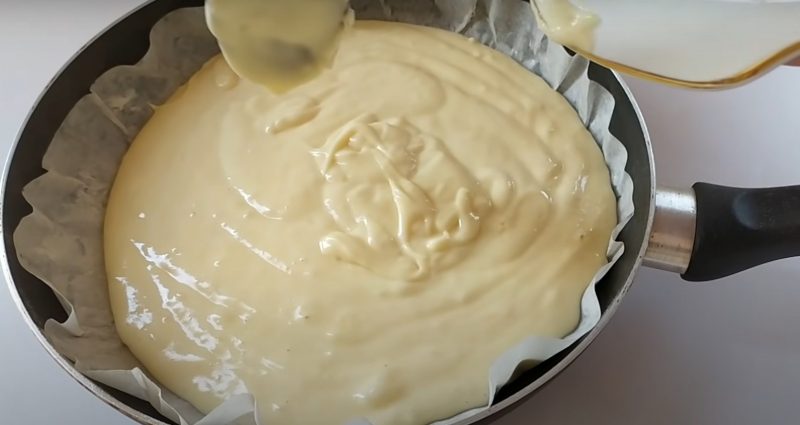 Кекс на сковороде рецепт с пошаговым фото