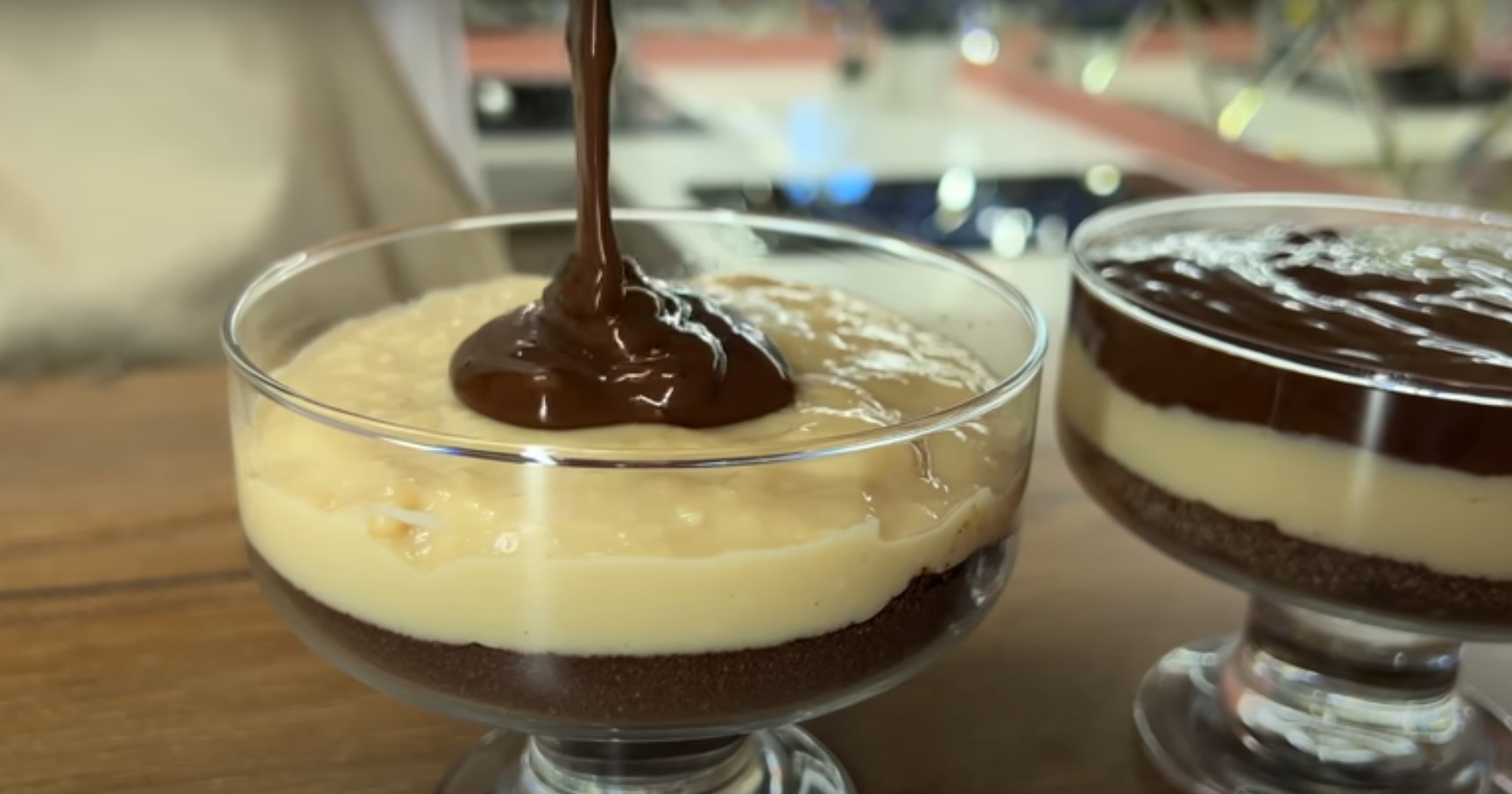 Карамельно-шоколадный десерт