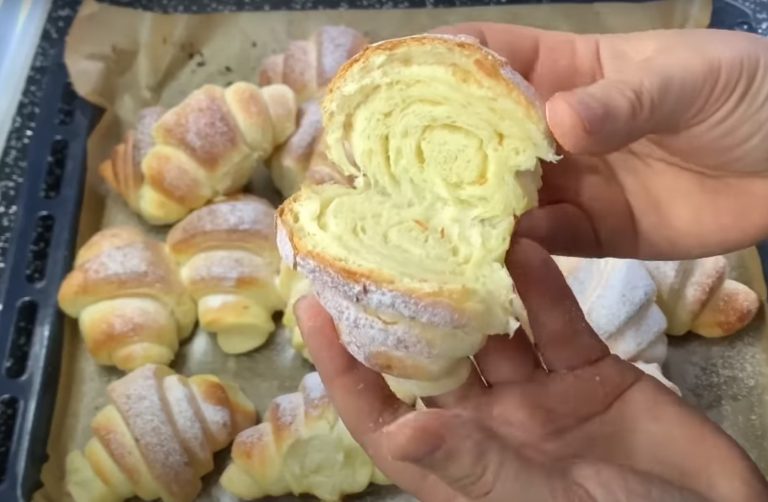 Как из французской пекарни! Вкусная и ароматная выпечка: такие мягкие ...