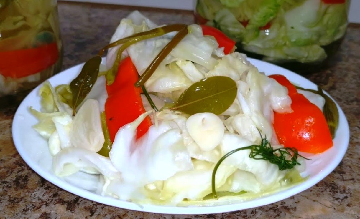 рецепты салатов капуста маринованная | Дзен