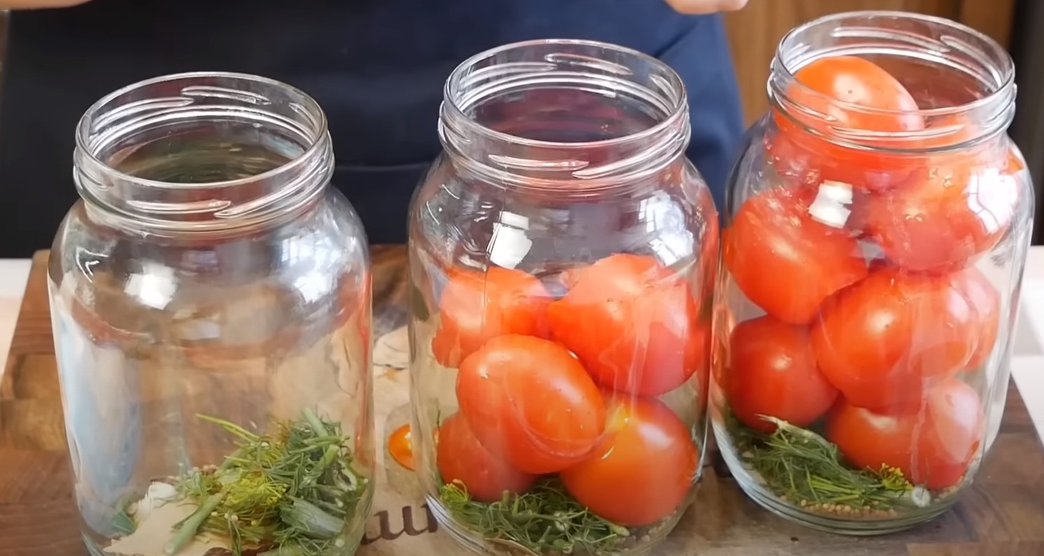 Рецепты помидор на литровую банку сладких