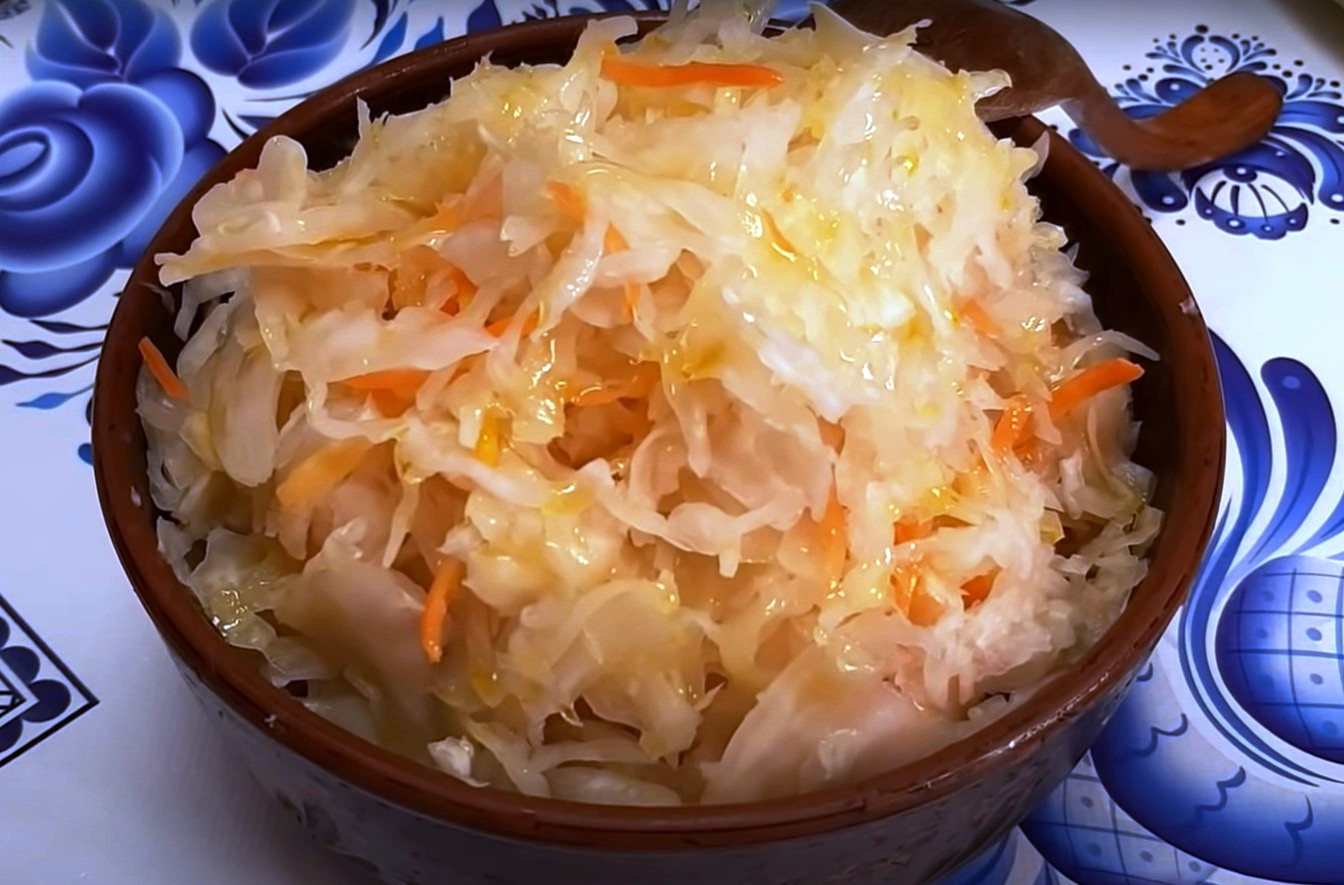 Квашеная капуста с рисом в кастрюле - Рецепт | irhidey.ru