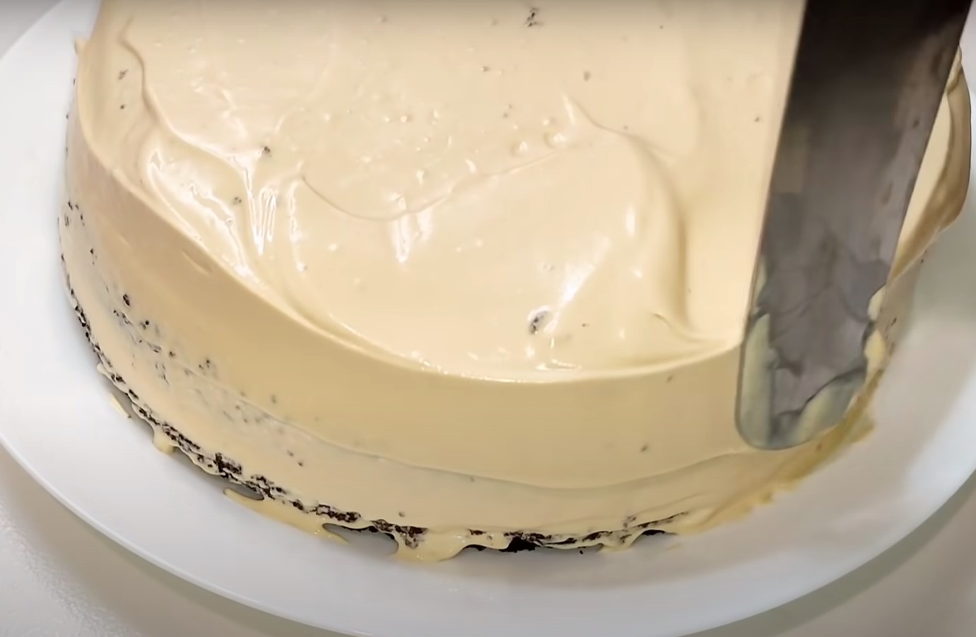 Пошаговый рецепт приготовления: Бисквитный торт Невеста