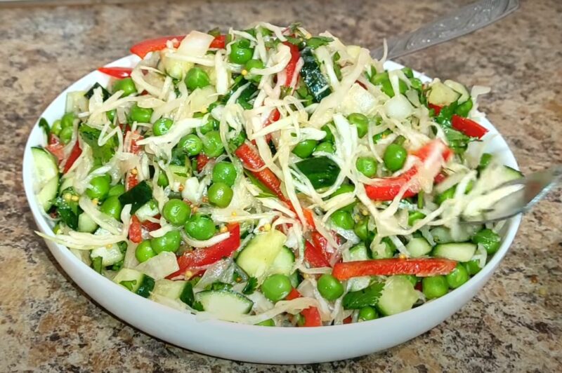 Чудо салат: рецепт без майонеза за 10 минут. Весенний витаминный салат с новой заправкой