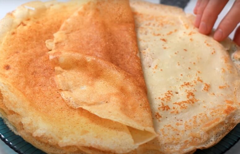 Рецепт блинчиков без весов