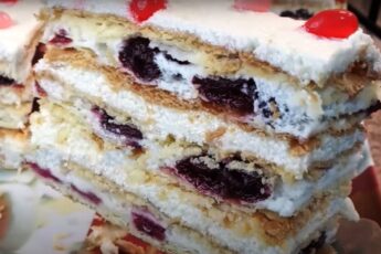 Торт "Наполеон" по новому рецепту