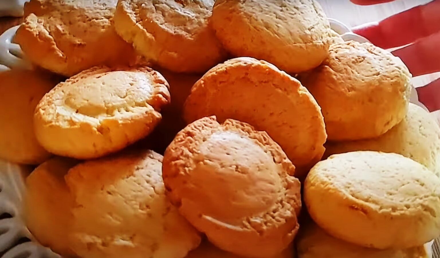 Апельсиновое печенье с кремом