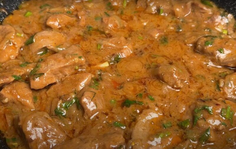 Мягкое мясо в горчичном соусе. Вся семья подсела на этот вкусный рецепт