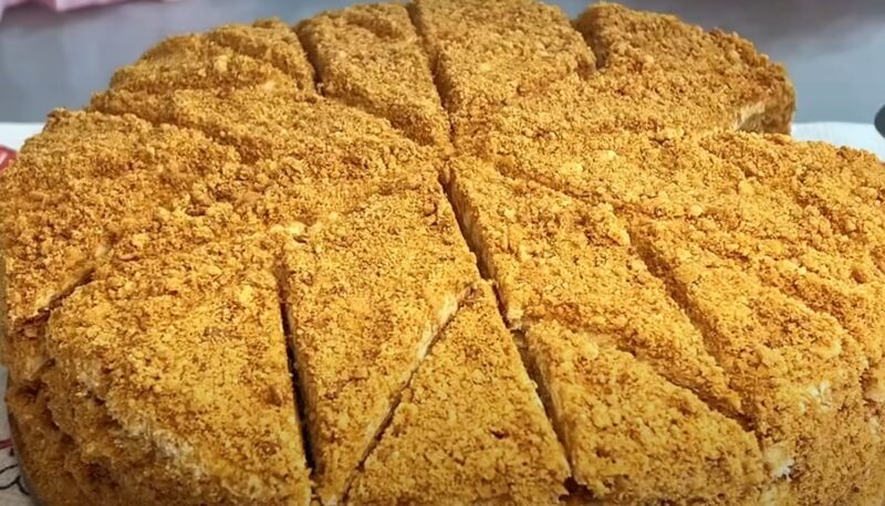 Невероятно вкусный ореховый торт. Простой домашний рецепт из доступных продуктов!