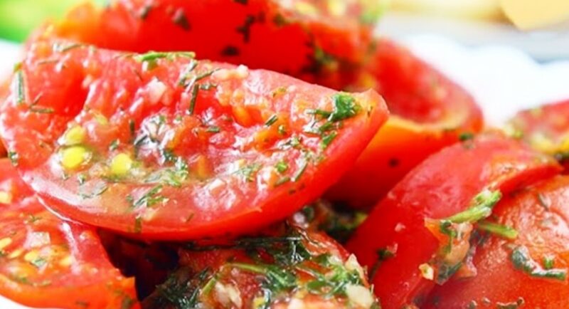 Быстрые помидоры по-корейски: рецепт за 5 минут. Самая вкусная дачная закуска