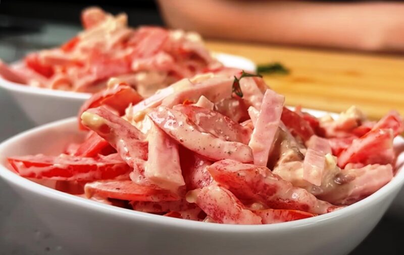 Рецепт - новинка. Салат "Розовый фламинго" - ещё один вкусный салатик в мою копилочку