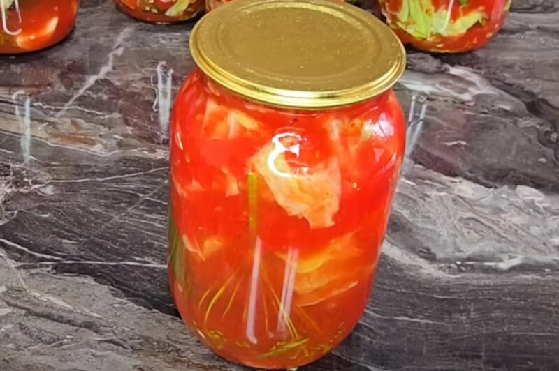 Капуста в томатном соке на зиму – секрет хруста и насыщенного вкуса. Проще рецепта не бывает
