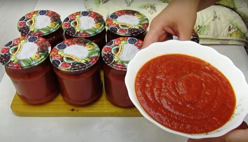 Томатный соус, который едят ложками: рецепт на зиму, проверенный временем. Никаких отходов!