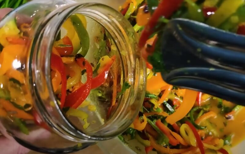 Болгарский перец по-корейски на зиму: секрет идеальной закуски — просто, остро и невероятно ароматно!