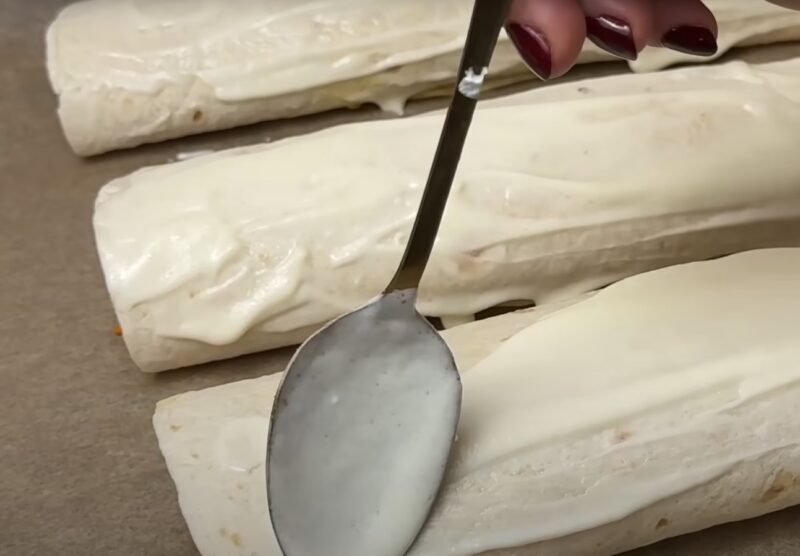 Готовим быстро и очень вкусно! Нежный сливочный рулет с яблочной и тыквенной начинкой