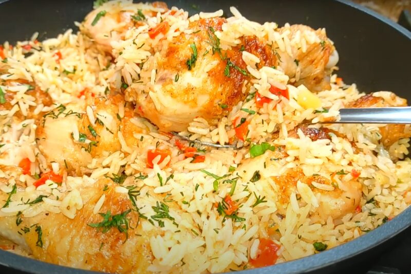 Плов с курицей, от которого невозможно оторваться: рассыпчатый и сочный, как в лучших узбекских ресторанах!