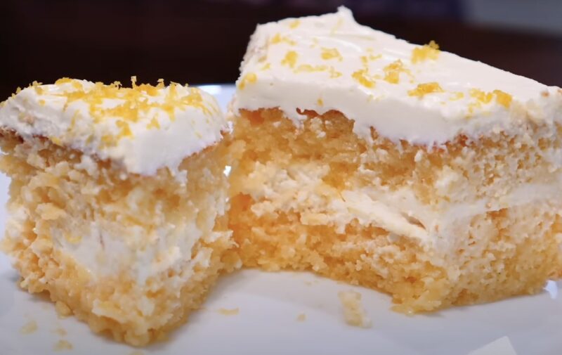 Простой и вкусный торт "Лимончелло". Обычный бисквит превращается в десерт мечты!