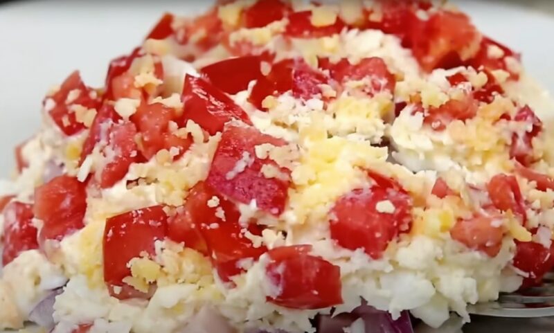 Неожиданно просто, но безумно вкусно: салат «Нежный» за 15 минут — вкус, от которого невозможно оторваться!