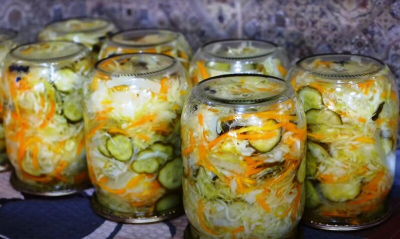 Капуста на зиму: простой и вкусный салат на зиму из самых доступных овощей. Рецепт проверенный годами
