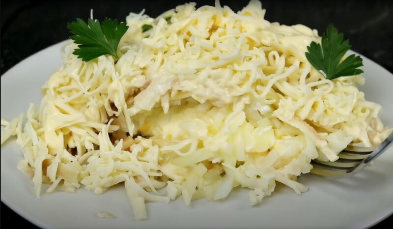 Салат без мяса и без рыбы, но удивил всех! Нежное, лёгкое блюдо с идеальным балансом вкусов