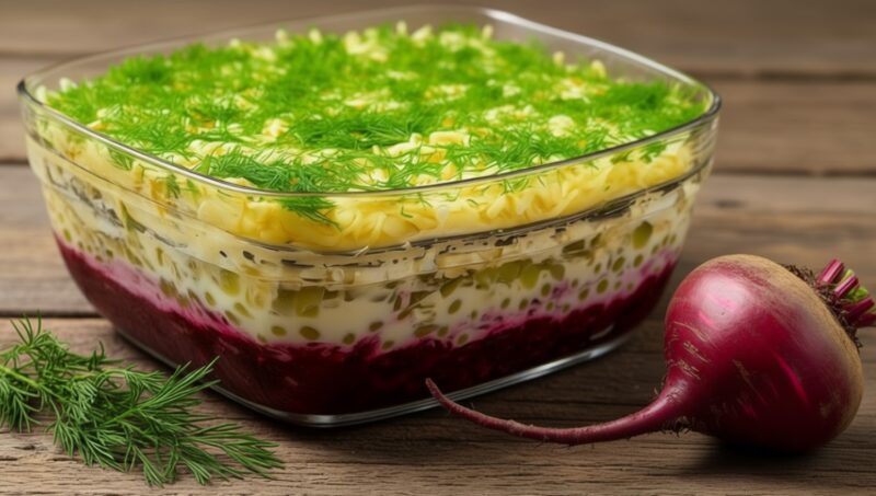 Салат "Скромница" - вкуснее любого дорогого салата. Идеально подойдёт на праздничный стол!