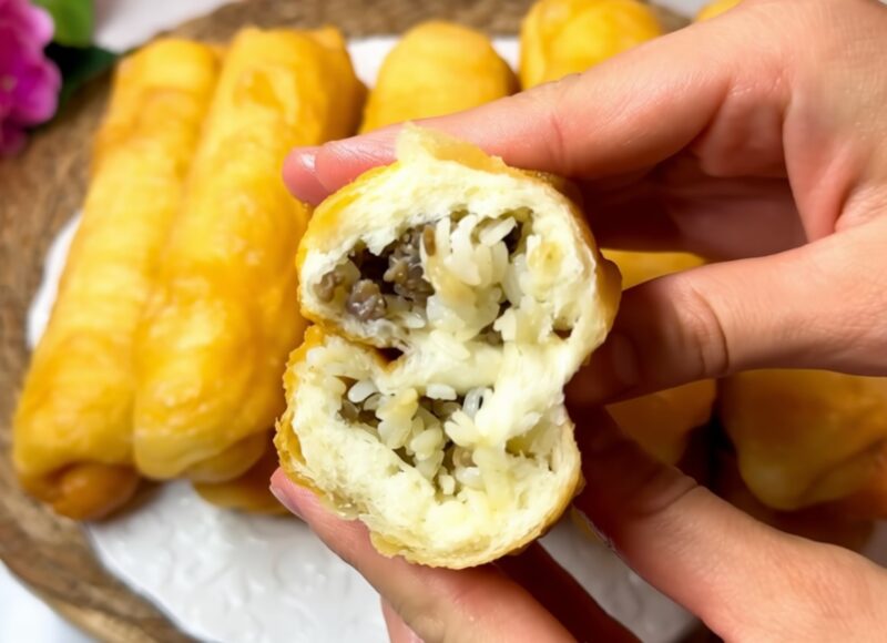 Турецкие хрустящие жареные пирожки с мясом. Простой и вкусный рецепт!