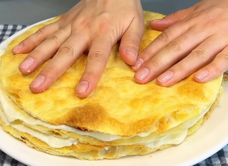 Лучший рецепт "Наполеона". На воде, без дорогих сливок - на вкус, как пломбир!