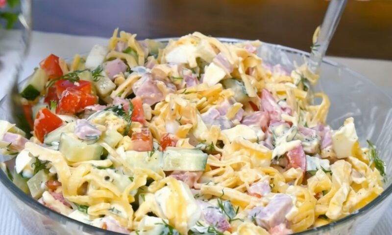 Салат "Мраморное чудо". Его никто не знает и не готовит - такой сытный, что заменит вам ужин!