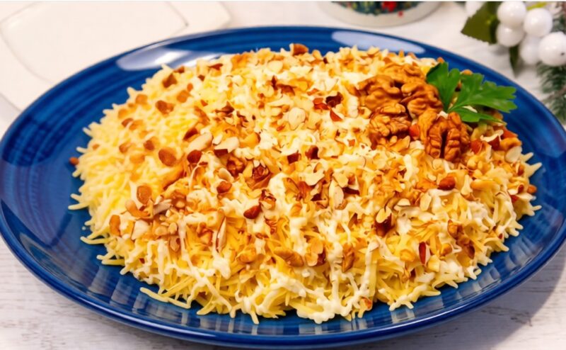 Классическая «Черепаха» в Новогоднем исполнении — салат, который тает во рту и исчезает со стола первым!