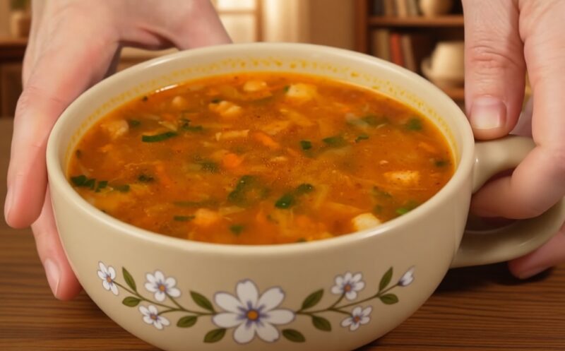 Картофель, капуста и ароматная грудинка - готовим быстрый и сытный суп на каждый день!