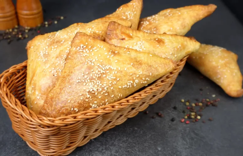 Домашняя самса с курицей