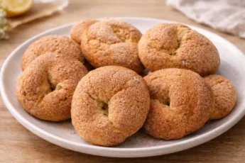 Печенье-пончики с лимоном — идеальный десерт для обмакивания в кофе!