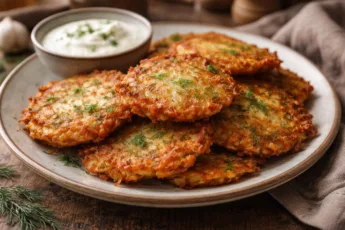 Золотистые хрустящие картофельные драники