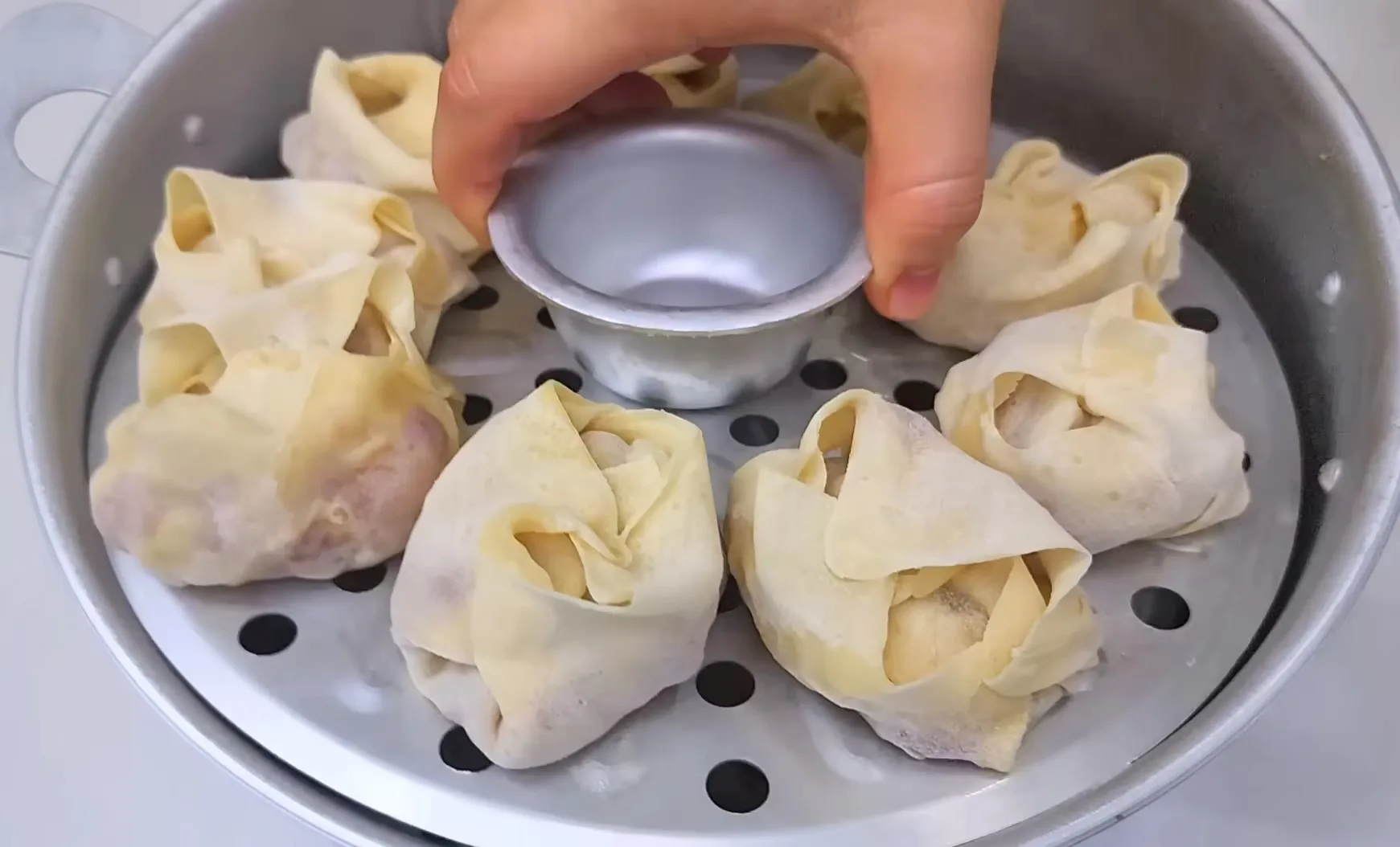 Манты на пару, приготовление