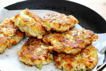 Пышные золотистые котлеты из рубленой курицы и капусты