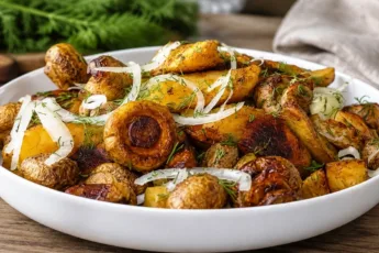 Запеченная картошка с грибами вкуснее, чем мясо!