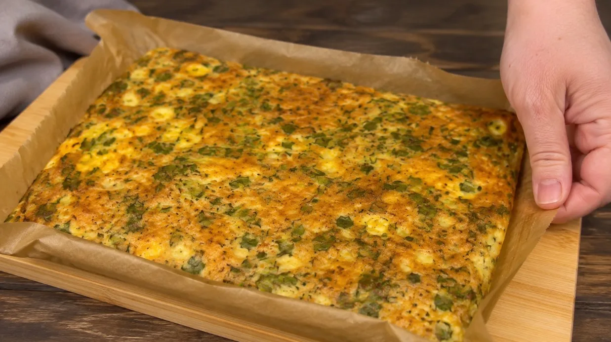 Греческий кабачковый пирог с фетаксой в духовке