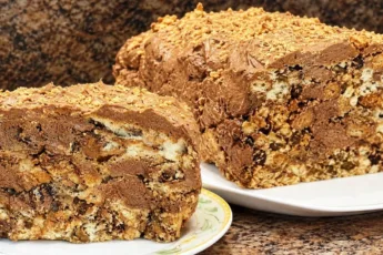 Торт безе с грецкими орехами в духовке