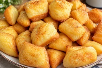 Стопка золотистых пышек