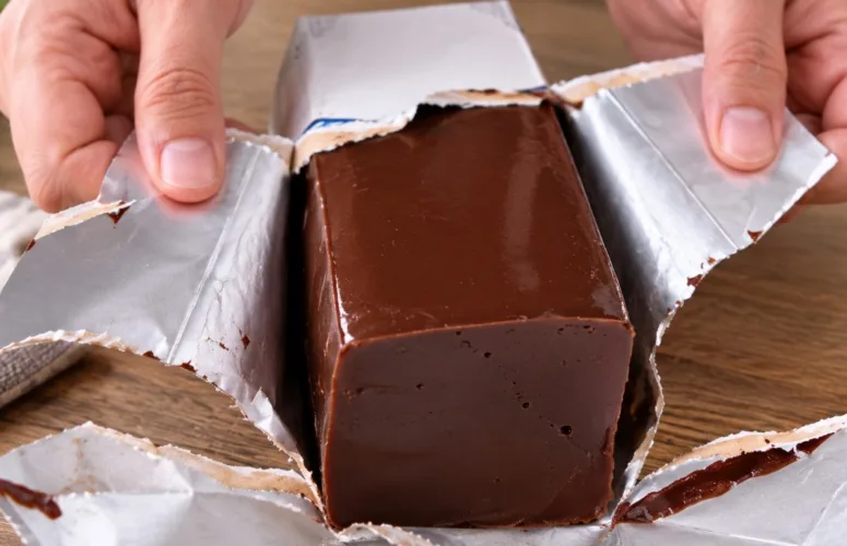 Нежный молочный десерт с какао и шоколадом на агар-агаре без выпечки