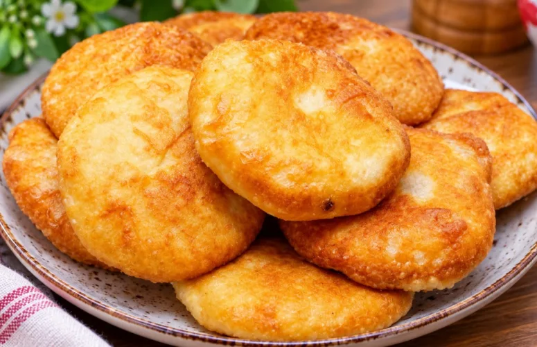 Горячие румяные пирожки с мясом