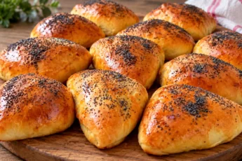 Румяные пирожки с капустой