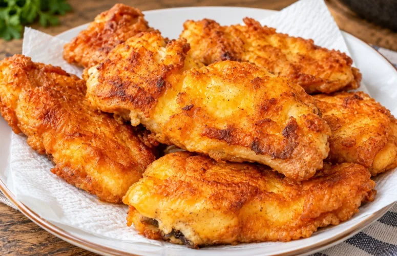 Золотистые кусочки рыбы в кляре